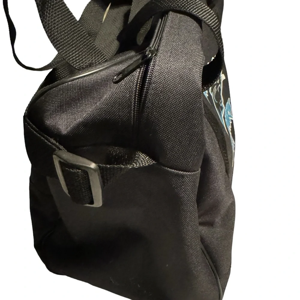 Vintage Carolina Panthers NFL Football Black Men’s Duffel Bag MINTY